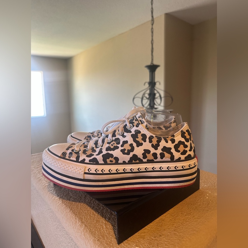Converse animal print platform red bottom - Picture 3 of 7